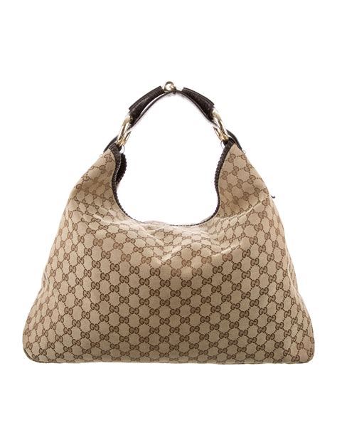 gucci large horsebit hobo|gucci half moon hobo bag.